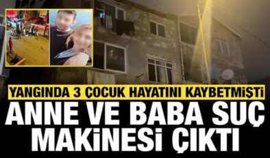 Pendik’te çıkan yangında 3 çocuk hayatını kaybetmişti: Anne ve baba suç makinesi çıktı!