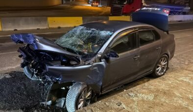 Polisin ‘dur’ ihtarına uymadı, kaçarken kaza yaptı: Yaralılar var