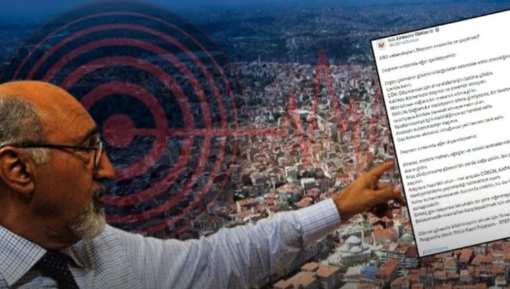 Prof. Bektaş: 'Amerikalıların deprem uyarısı tesadüf değil'
