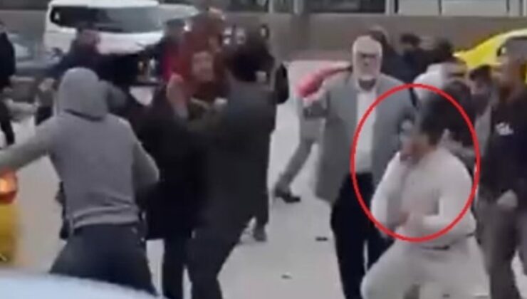 Resmen meydan savaşına çıktılar: Demir sopa ve yumruklarla birbirine saldırdılar
