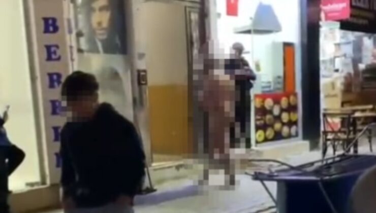 Rus turist çırılçıplak sokaklarda dolaştı! Apar topar gözaltına alındı