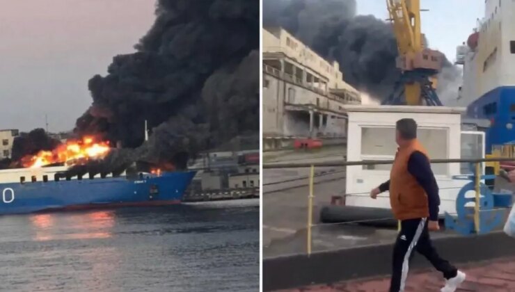Rusya, Ukrayna’nın Odessa Limanı’nda Türk gemisini vurdu