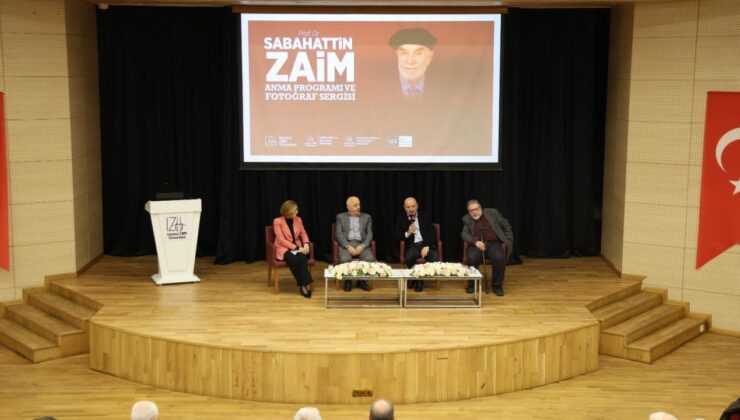 Sabahattin Zaim, vefatının 18. yılında İZÜ’de anıldı