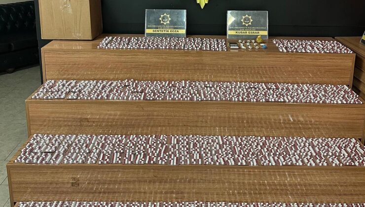 Şanlıurfa’da uyuşturucu operasyonu: 5 bin 54 sentetik hap ele geçirildi, 3 gözaltı