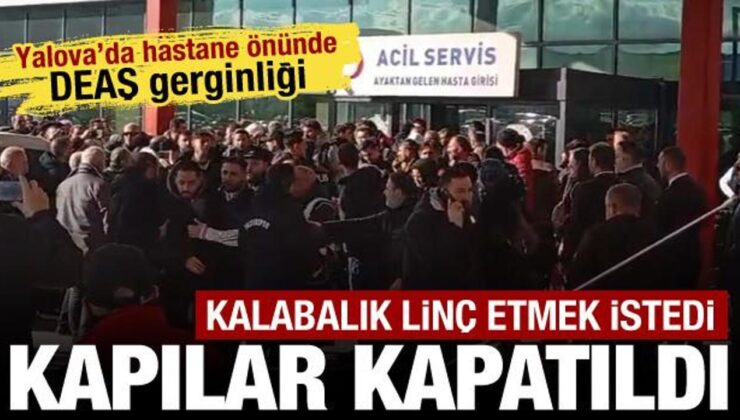 Şehit acısı sokağa taştı, Yalovalılar hastaneye akın etti: Linç etmek istediler!