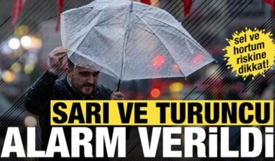 Sel, dolu, hortum… Meteoroloji’den 6 il için sarı ve turuncu alarm!