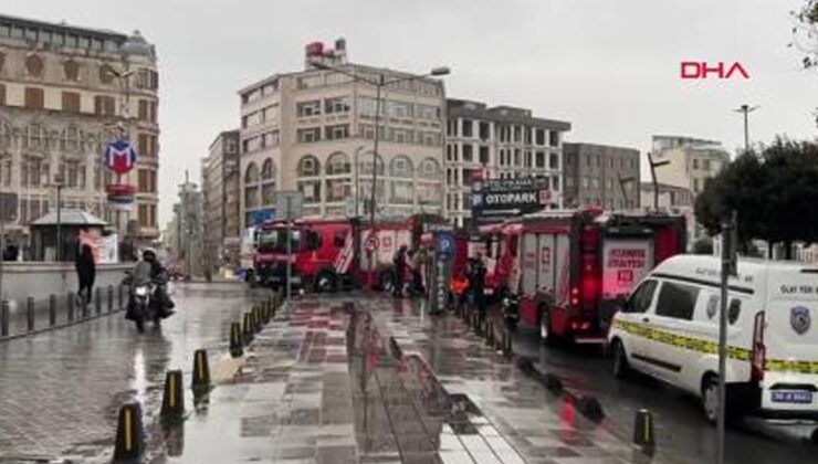 Şişhane metro istasyonunda intihar girişimi