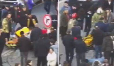 Şişli’de otomobil yayaların arasına daldı; 5 yaralı