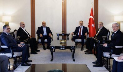 Son dakika: Bakan Fidan Ankara’da Hamas heyetiyle görüştü