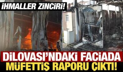 Son dakika: Dilovası’ndaki faciada müfettiş raporu çıktı!