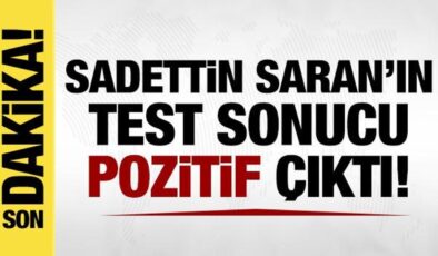 Son dakika: Sadettin Saran’ın uyuşturucu testi sonucu pozitif çıktı!