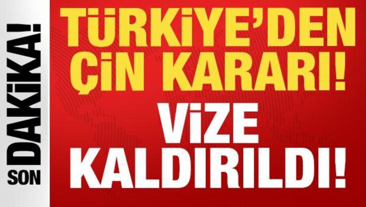 Son dakika: Türkiye’den Çin kararı: 2 Ocak’tan itibaren vize kaldırıldı!