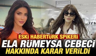 Son dakika: Ünlü spiker Ela Rümeysa Cebeci tutuklandı