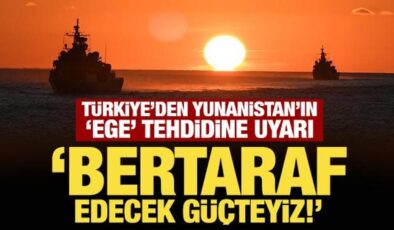 Son Dakika: Yunanistan’ın Ege’yi ‘kilitleme’ planı! MSB’den net yanıt