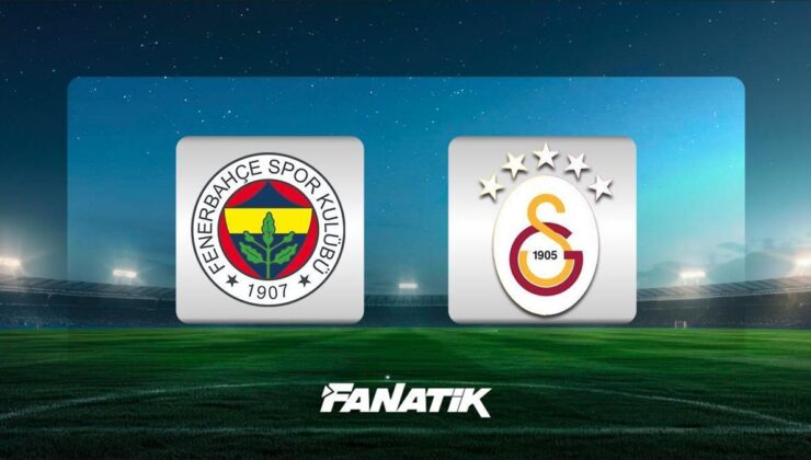 CANLI |  Fenerbahçe – Galatasaray derbisi ne zaman, saat kaçta hangi kanalda? (İşte 11’ler)