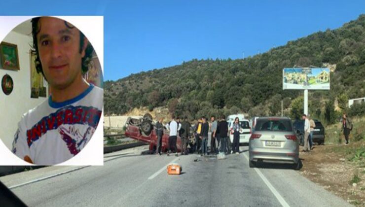 Takla atan kamyonetin sürücüsü yaşamını yitirdi