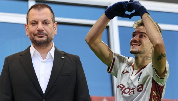 Trabzonspor Başkanı Ertuğrul Doğan’dan Beşiktaş ve Ernest Muçi açıklaması
