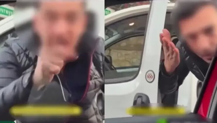 Trafik magandası gözaltına alındı