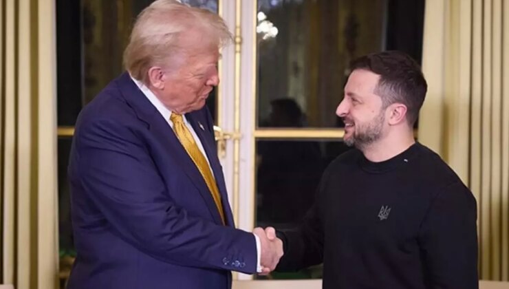 Trump ve Zelenski, Mar-a-Lago’da bir araya geldi