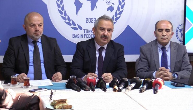 Türkiye Basın Federasyonu’ndan sokak provokatörlerine sert tepki!