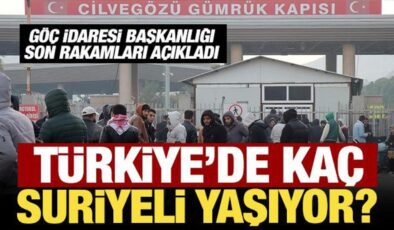 Türkiye’deki Suriyeli sayısı ne kadar? Göç İdaresi Başkanlığı son rakamları açıkladı