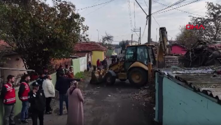 Türkiye'nin en tehlikeli mahallesindeki evler yıkılıyor