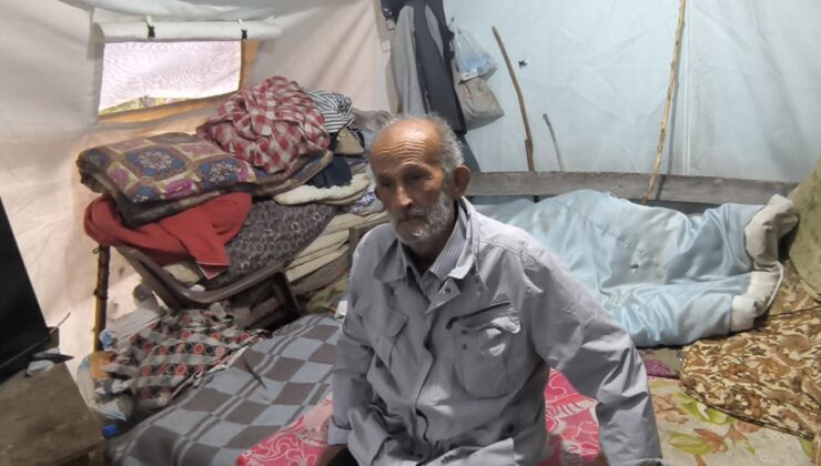 Üç yıldır çadırda kalan depremzede: Tir tir titriyorum