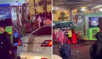 Umre için Mekke’ye giden Türk kafileye otobüs çarptı: Ölü ve yaralılar var