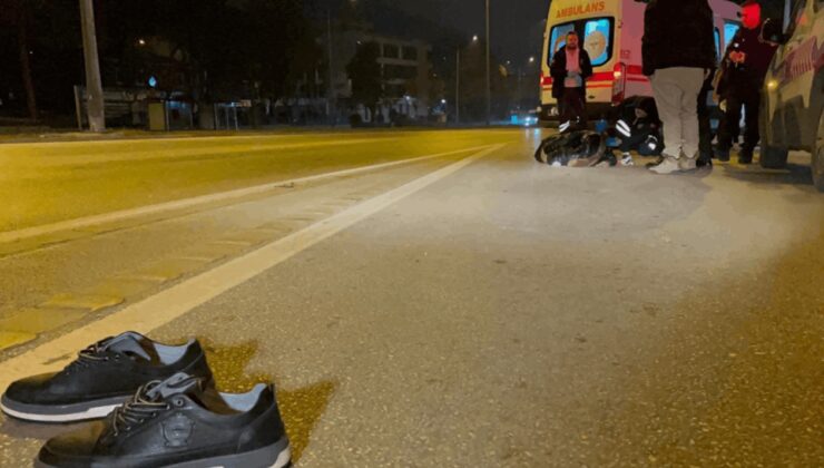 Üst geçidi kullanmayan yaya felaketi yaşadı