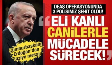 Yalova’daki operasyonda 3 polis şehit oldu! Erdoğan: ‘Canilerle mücadelemiz sürecek!’