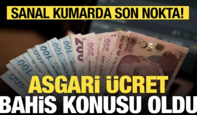 Yasadışı sitelerin yeni oyunu: Asgari ücret için bahisler açıldı!