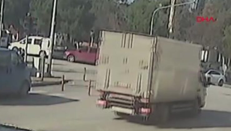 Yaya geçidinde ölüm kamerada