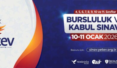 YETEV bursluluk ve kabul sınavı için geri sayım başladı
