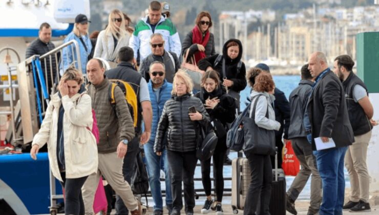 Yılbaşı için Yunan adalarına akın ettiler