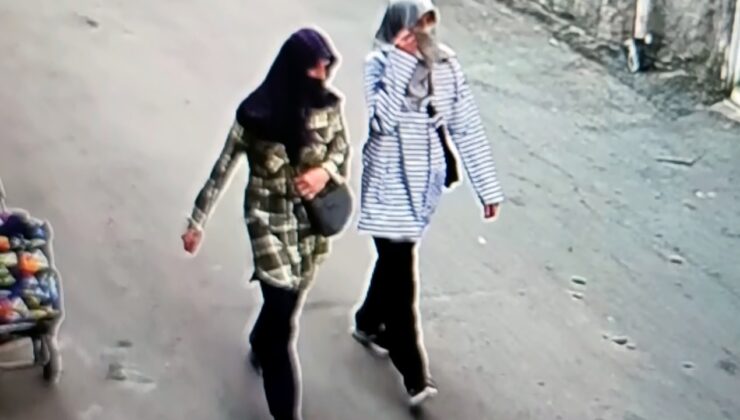 Yüzlerini eşarpla gizleyen anne-kız vurgun yaptı