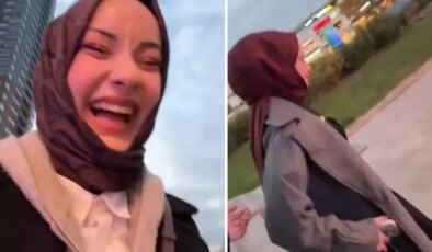 Zorbalandıklarını kahkaha atarak anlatan başörtülü kızlara tepki var