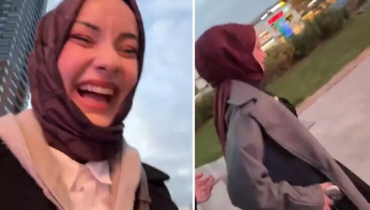 Zorbalandıklarını kahkaha atarak anlatan başörtülü kızlara tepki var