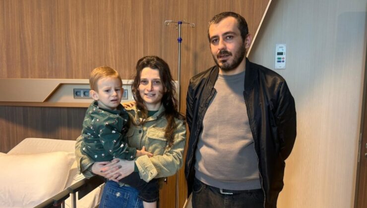 2,5 yaşındaki çocuğun beyninden 7 santimetrelik tümör çıkarıldı