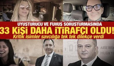 33 kişi daha itirafçı oldu: Uyuşturucu ve fuhuş soruşturması derinleşiyor!