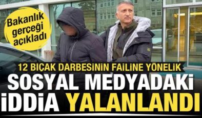 Adalet Bakanlığı’ndan Samsun’daki bıçaklı saldırı iddiasına yalanlama