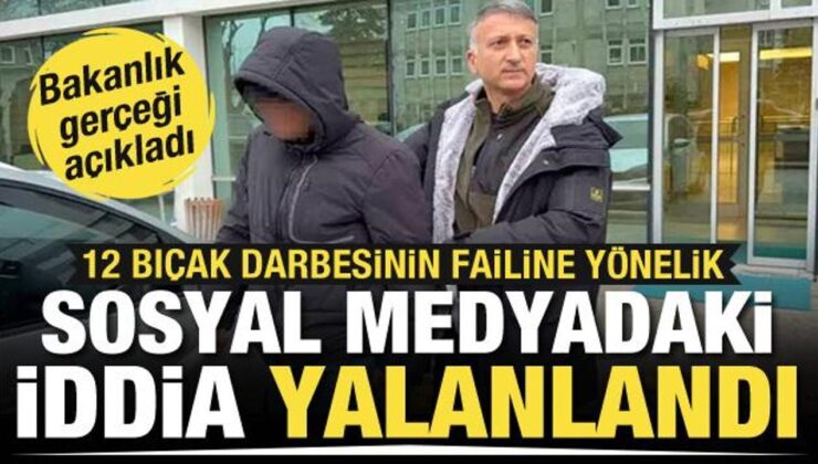 Adalet Bakanlığı’ndan Samsun’daki bıçaklı saldırı iddiasına yalanlama