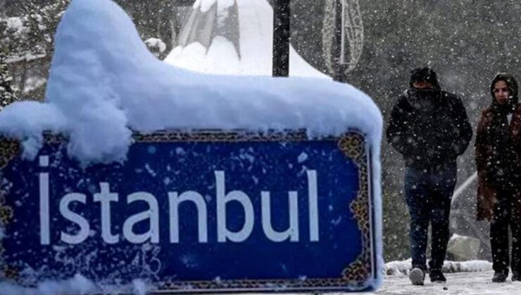 AKOM tarih vererek duyurdu! İstanbul’a yeniden kar geliyor