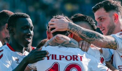 Aliağa-Samsunspor maçında 8 gol!