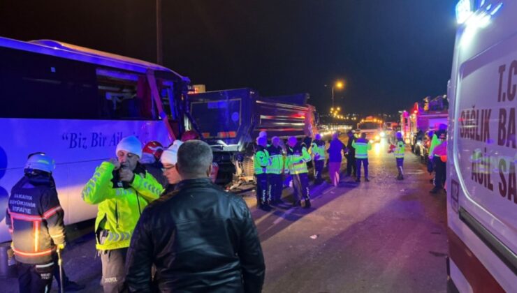 Anadolu Otoyolu’ndaki zincirleme kazada can pazarı: Ölü ve onlarca yaralı var