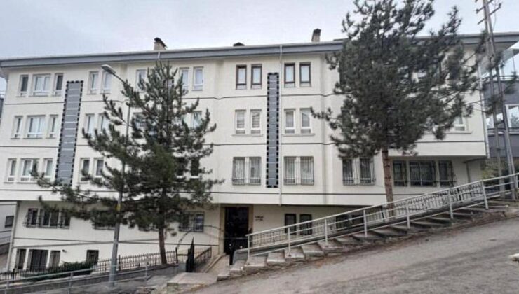 Ankara’da kolonlarında hasar tespit edilen bina tahliye edildi
