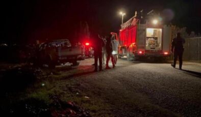 Araç içinde yanmış ceset bulundu