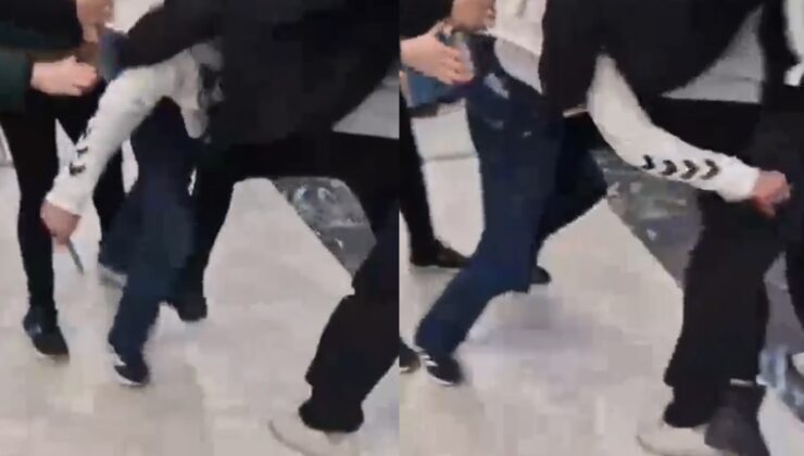 AVM'de küçük çocukların dehşete düşüren görüntüleri