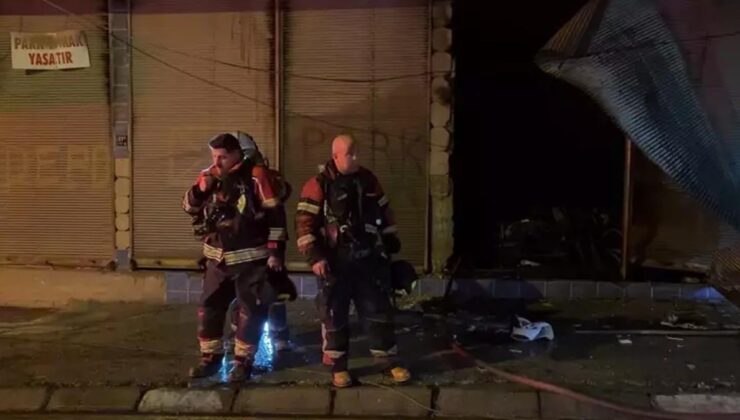 Aydın’da depo yangınında 2 kişi dumandan etkilendi