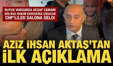 Aziz İhsan Aktaş davası başlıyor: Aktaş’tan mahkemede ilk açıklama