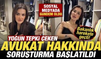 Bakan Tunç duyurdu: Avukat hakkında soruşturma başlatıldı! Yoğun tepki çeken paylaşımlar